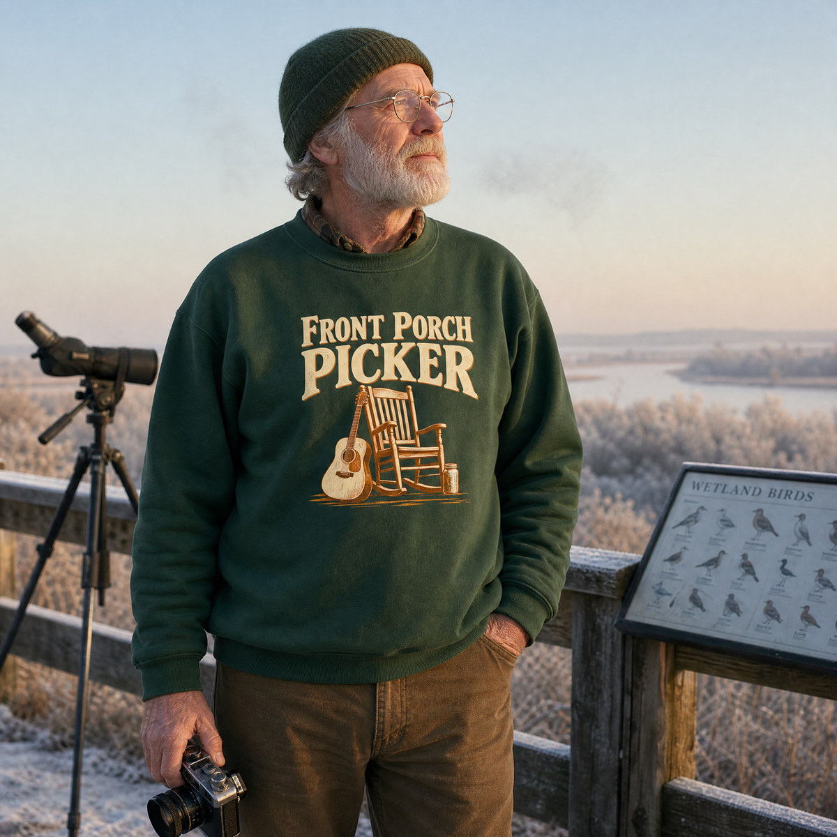 "Front Porch Picker" Vintage Sweatshirt
