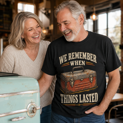 "We Remember When Things Lasted" Vintage T-Shirt