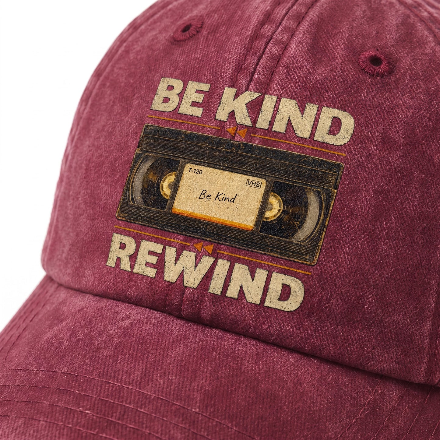 "Be Kind Rewind" Vintage Washed Cap