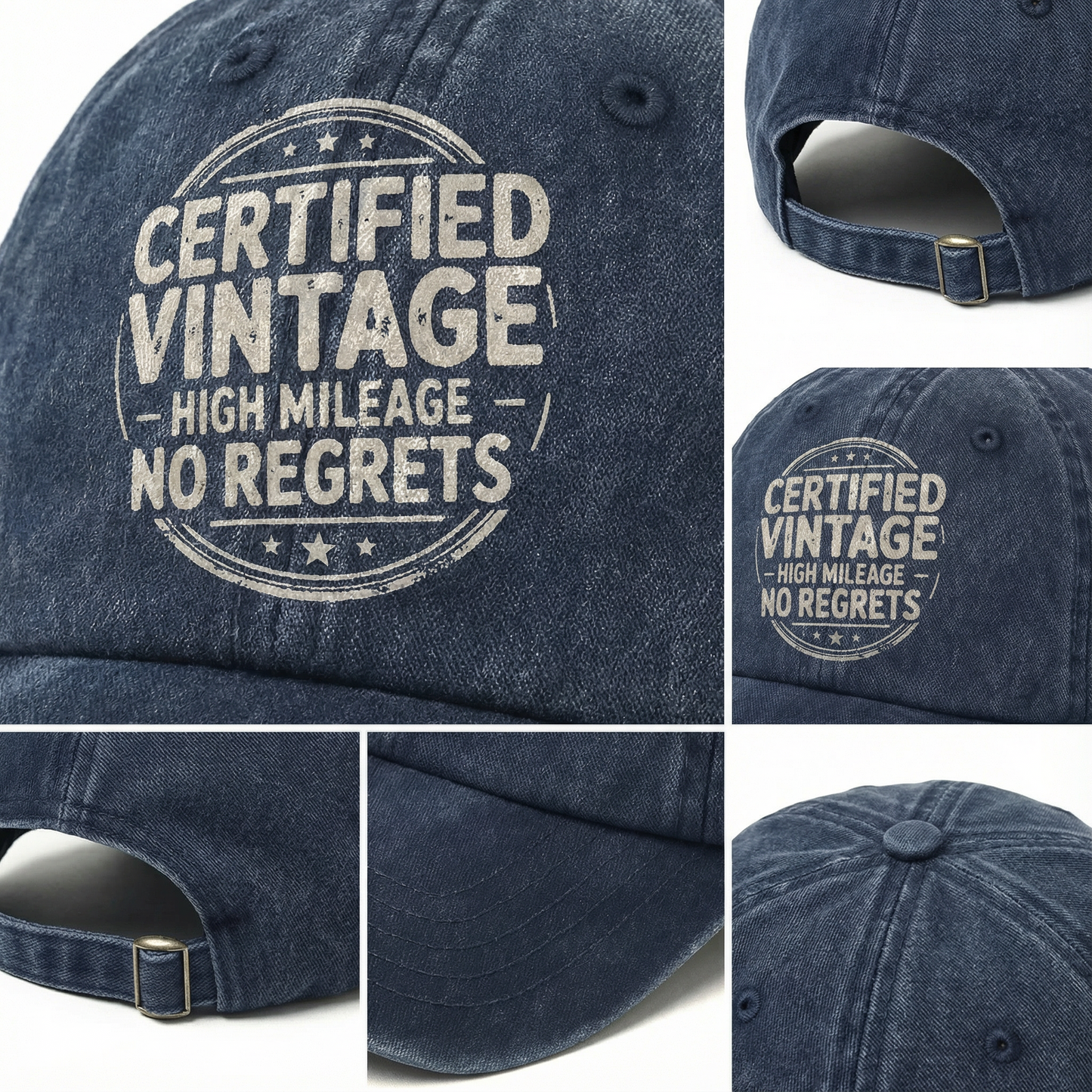 The "Certified Vintage" Cap - High Mileage, No Regrets