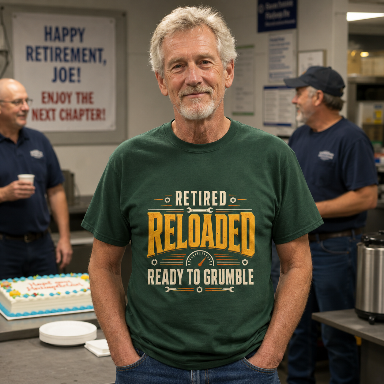 "Retired. Reloaded. Ready to Grumble" Vintage T-Shirt