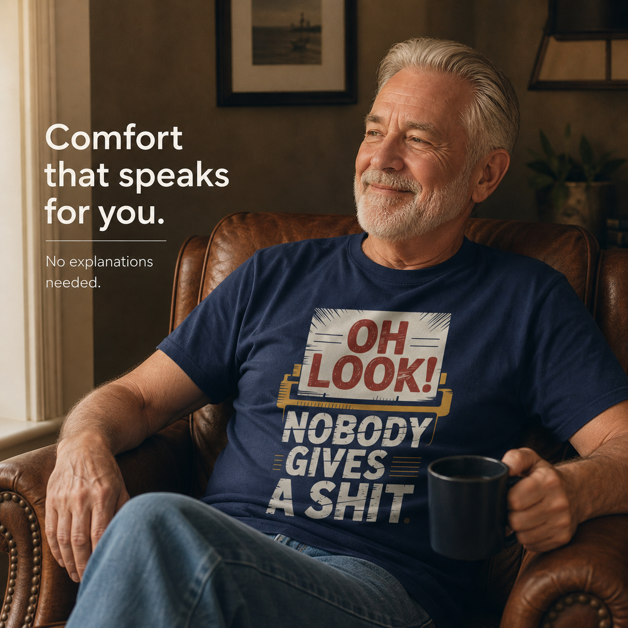 "Oh Look! Nobody Gives a Shit" Vintage T-Shirt