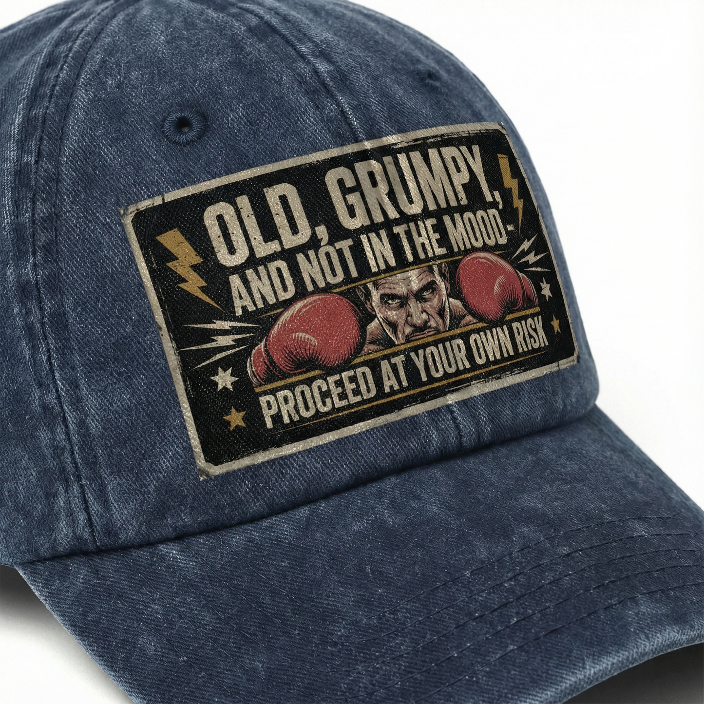 The "Proceed At Your Own Risk" Cap - Old & Grumpy Edition