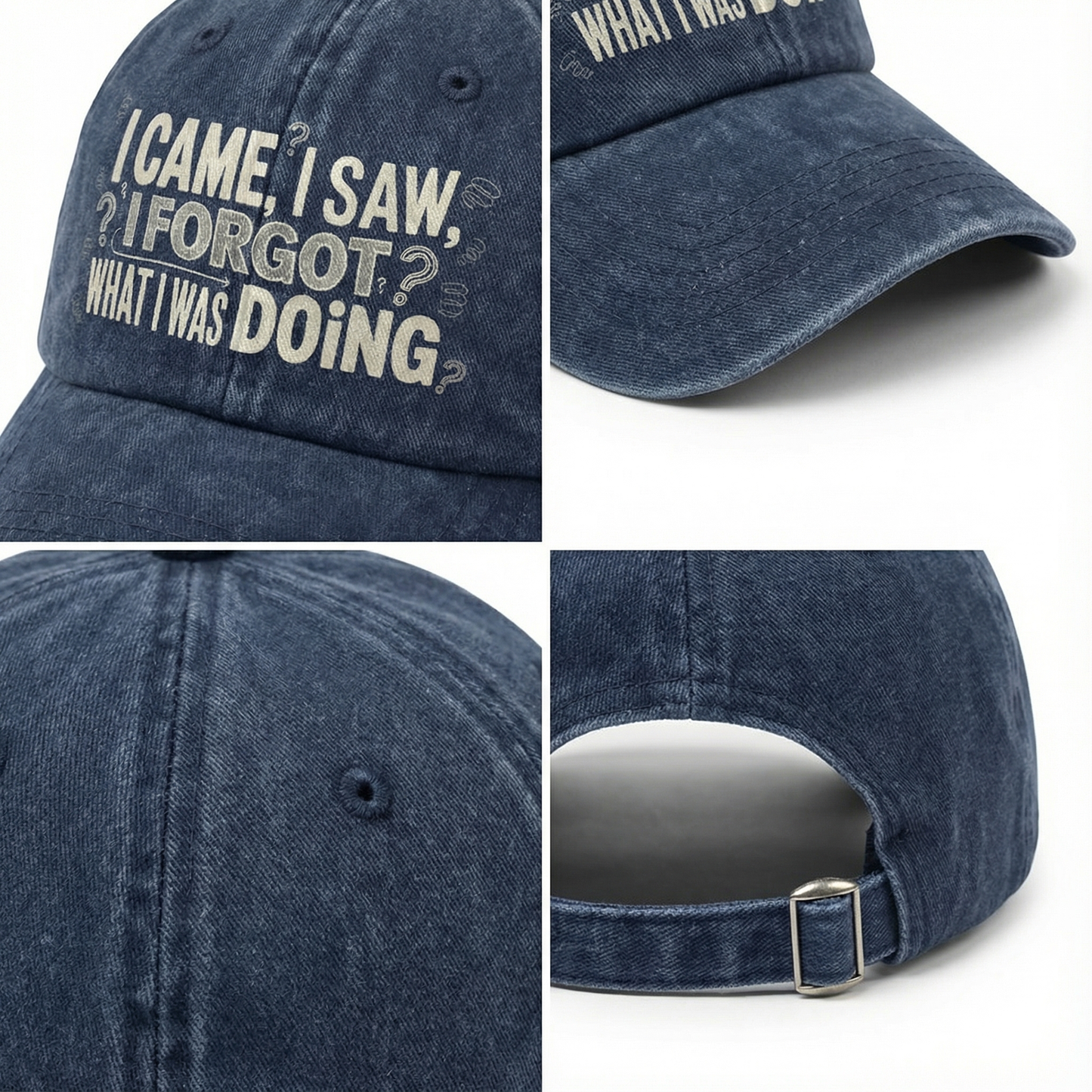The "Senior Moment" Cap - I Came, I Saw, I Forgot
