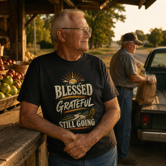 "Blessed Grateful Still Going" Vintage T-Shirt