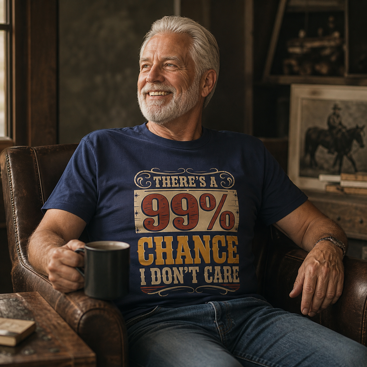 "There's a 99% Chance I Don't Care" Vintage T-Shirt