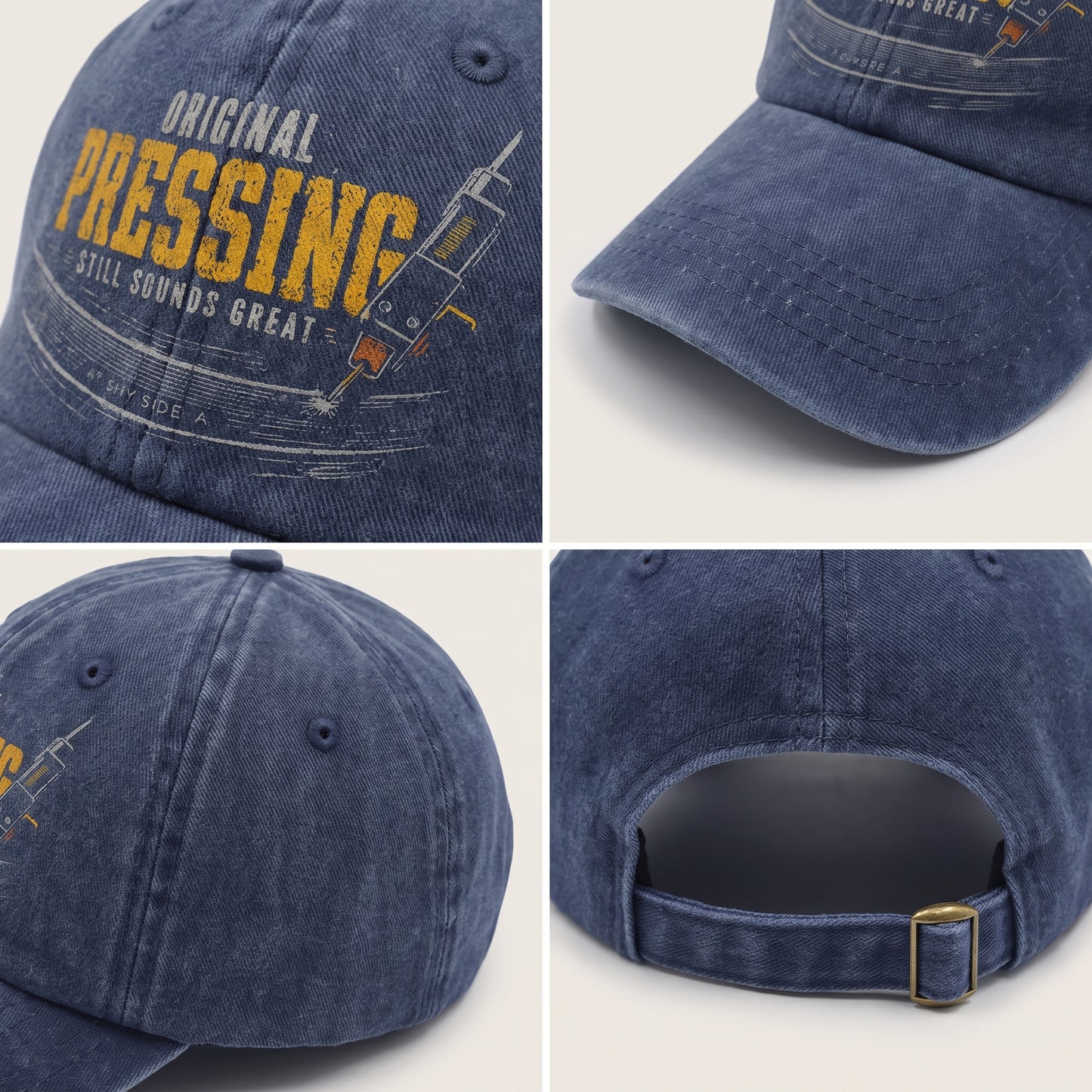"Original Pressing Still Sounds Great" Vintage Washed Cap