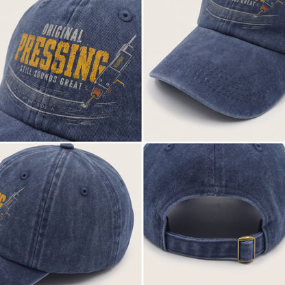 "Original Pressing Still Sounds Great" Vintage Washed Cap