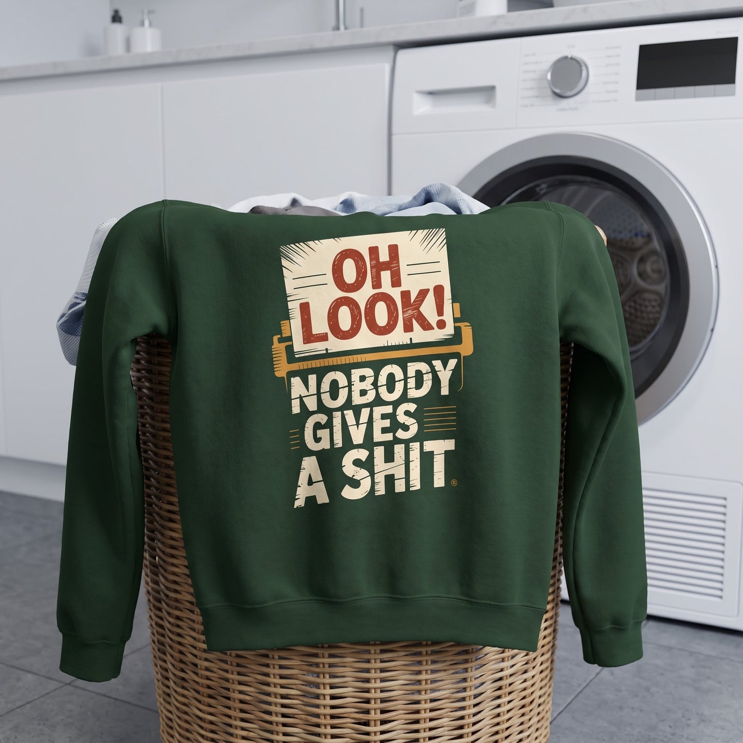 "Oh Look! Nobody Gives a Shit" Vintage Sweatshirt