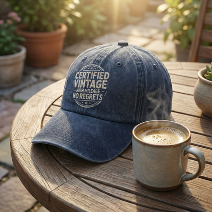 The "Certified Vintage" Cap - High Mileage, No Regrets