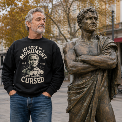 "My Body Is a Monument" Vintage Sweatshirt