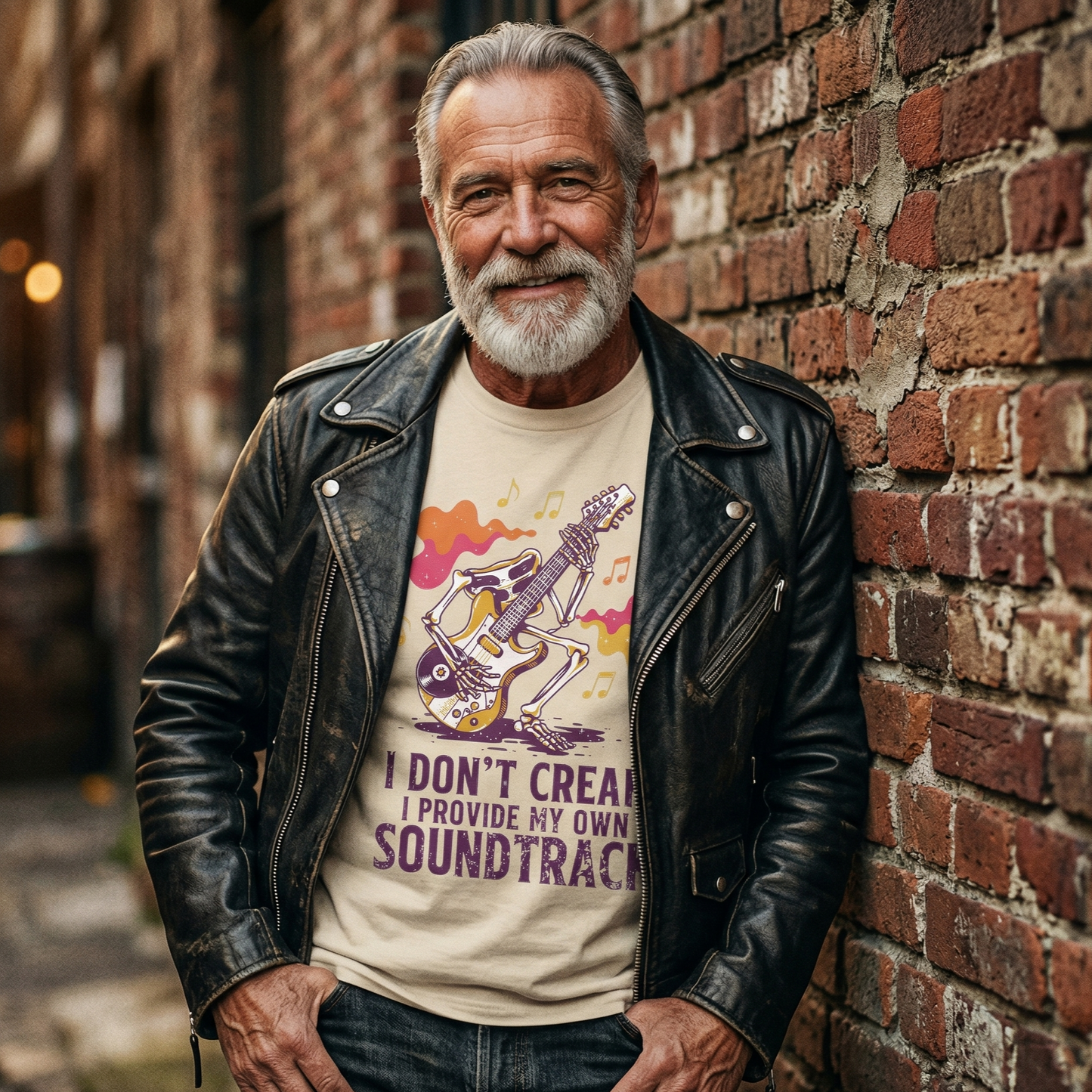 "I Don't Creak. I Provide My Own Soundtrack" Vintage T-Shirt