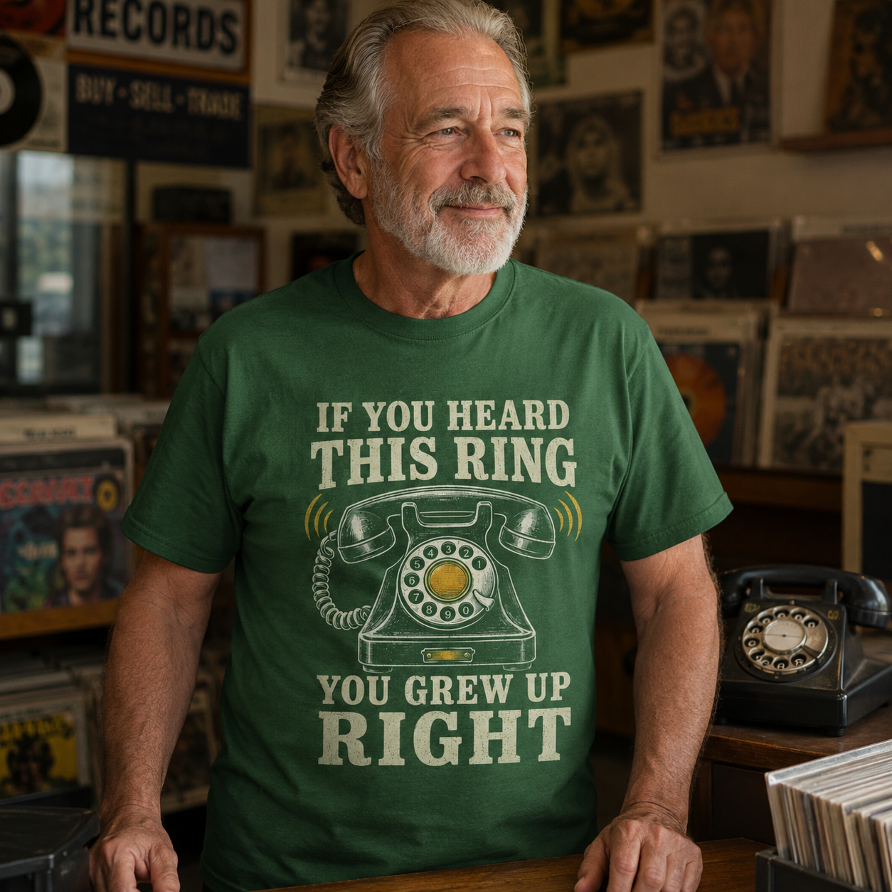 "If You Heard This Ring, You Grew Up Right" Vintage T-Shirt