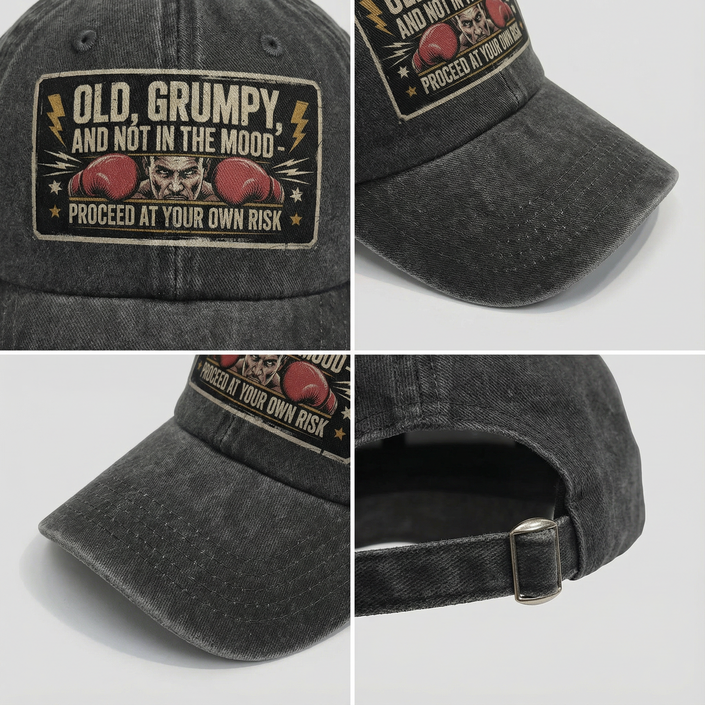 The "Proceed At Your Own Risk" Cap - Old & Grumpy Edition