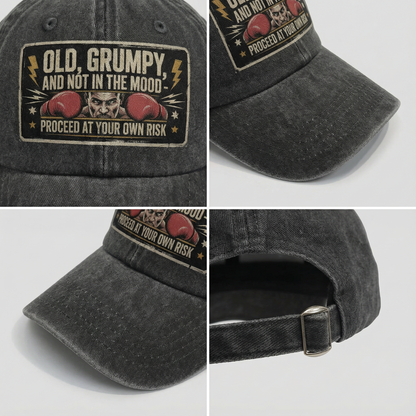 The "Proceed At Your Own Risk" Cap - Old & Grumpy Edition