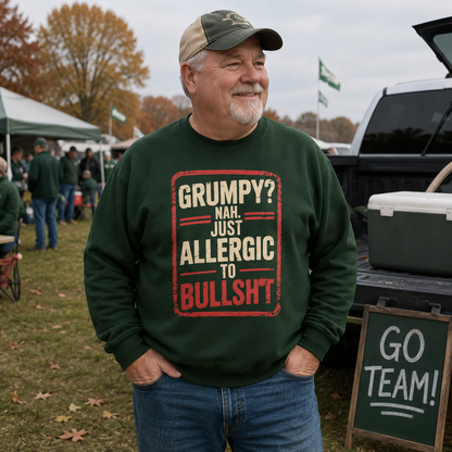 "Grumpy Nah. Just Allergic to Bullsht" Vintage Sweatshirt