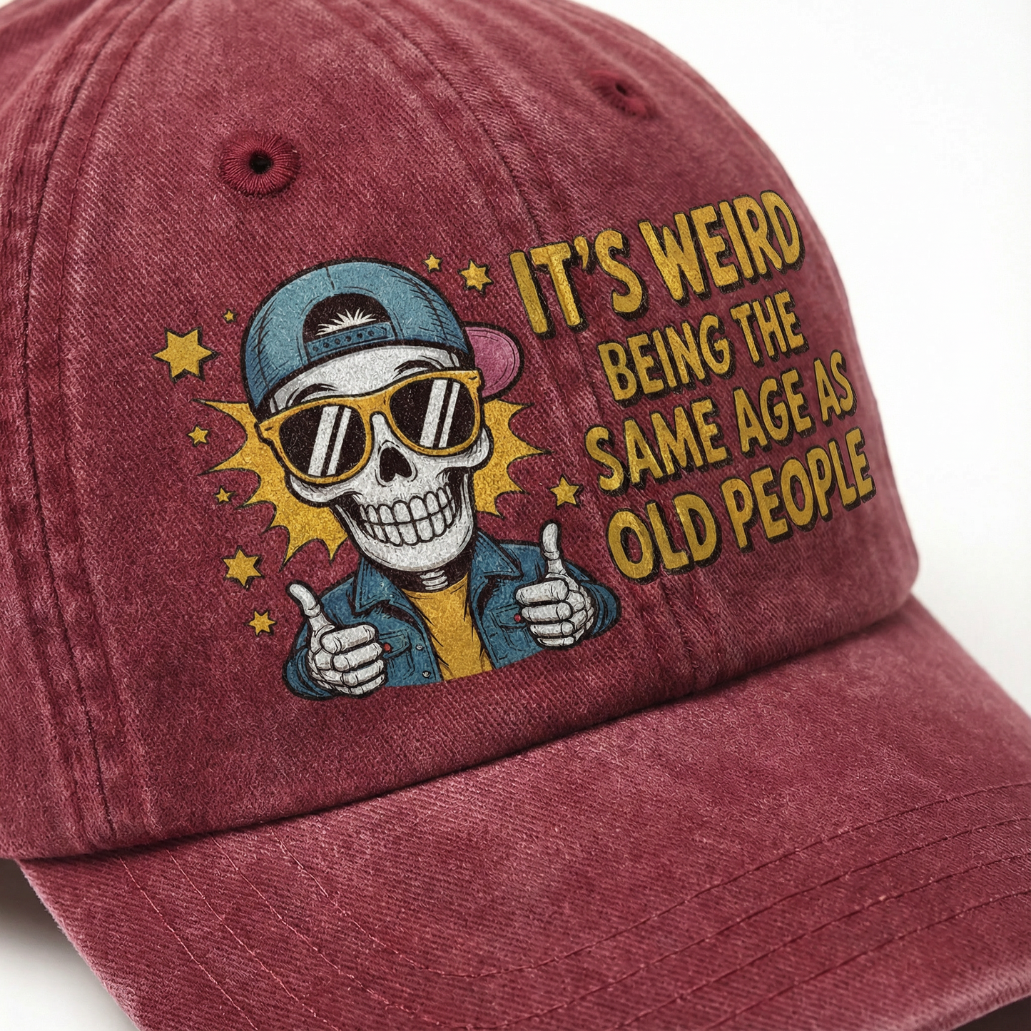 The "Forever Young" Cap - It's Weird Being The Same Age As Old People