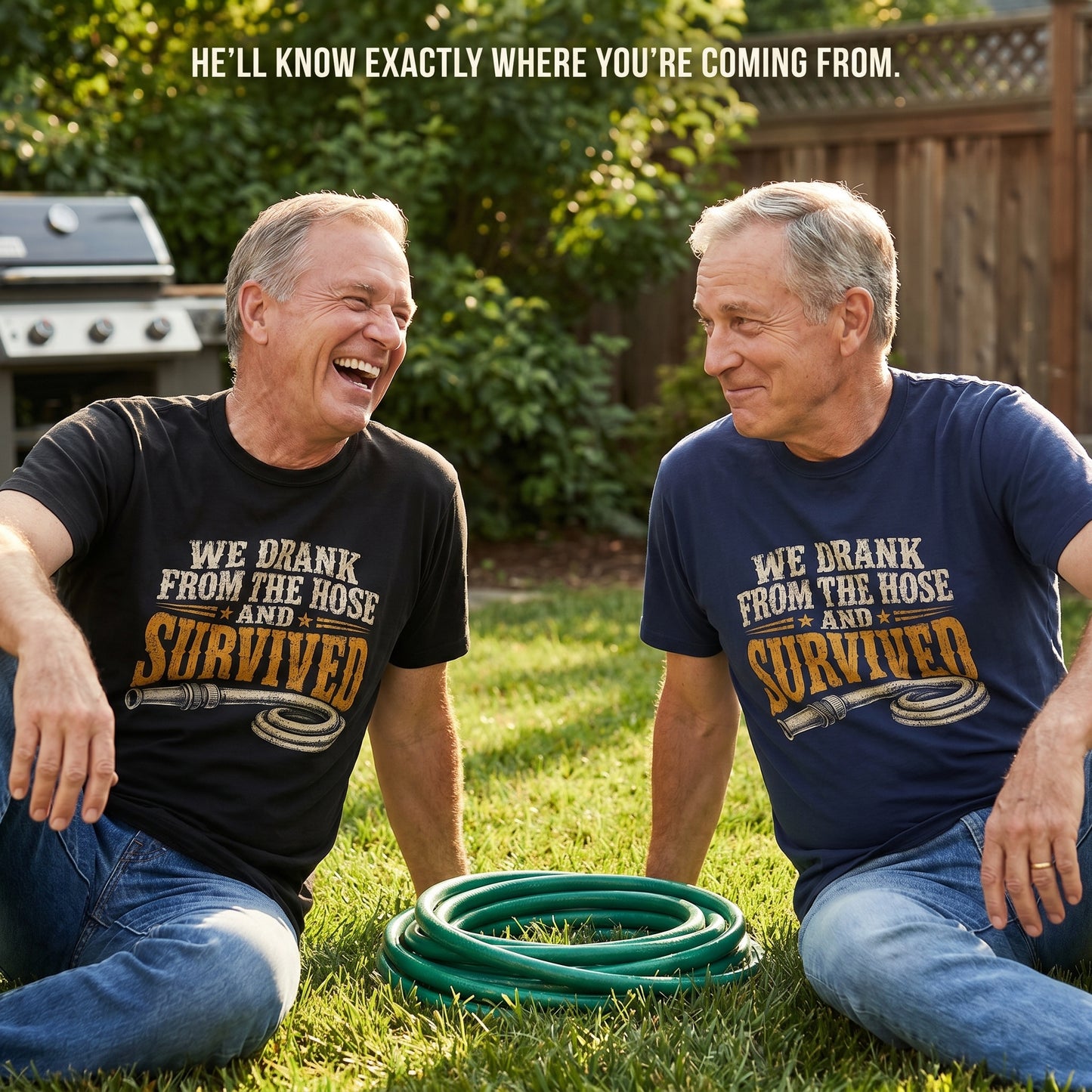 "We Drank From The Hose and Survived" Vintage T-Shirt