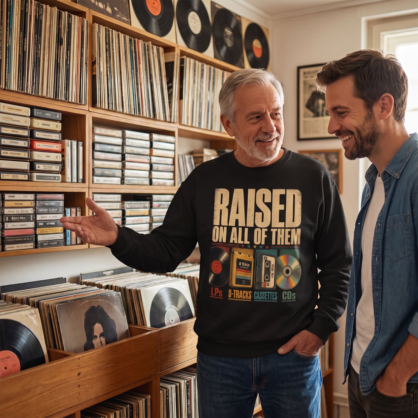 "Raised on All of Them" Vintage Sweatshirt