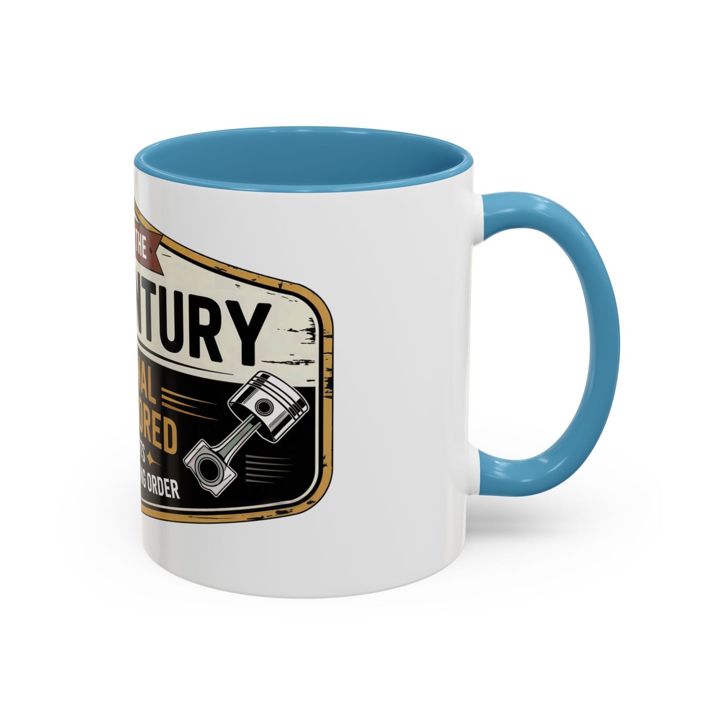 Built in the Mid-Century, Original Unrestored Ceramic Coffee Mug