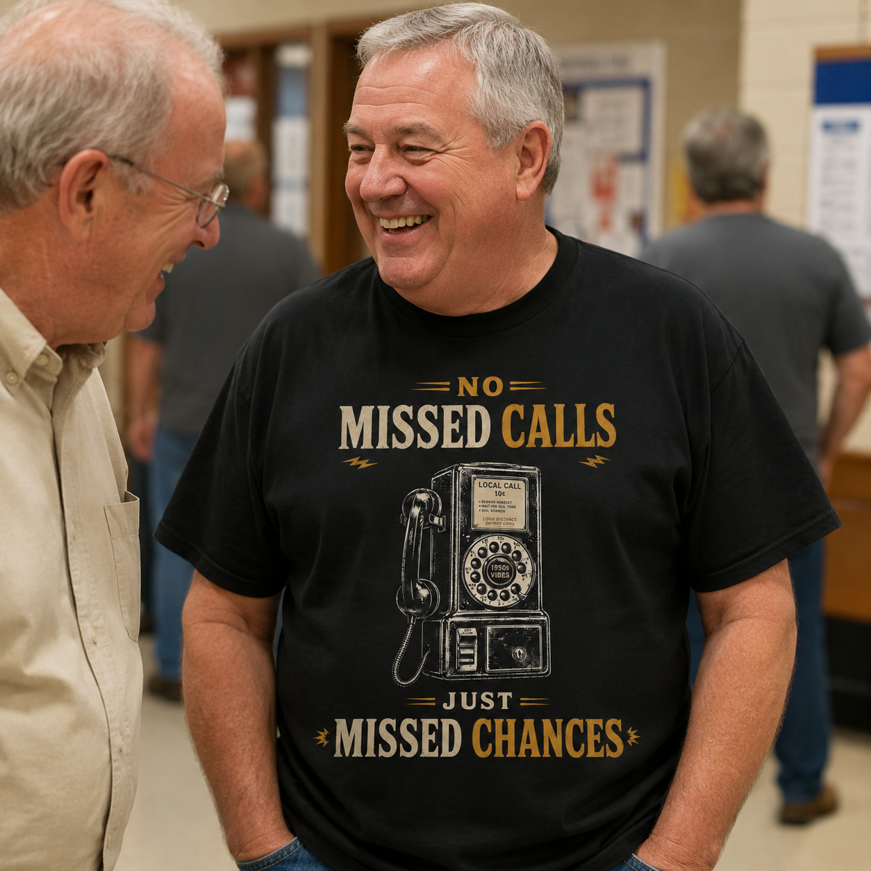 "No Missed Calls. Just Missed Chances" Vintage T-Shirt
