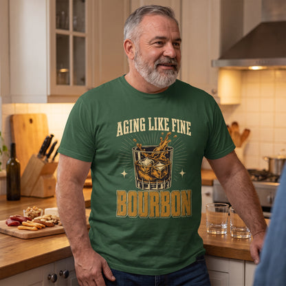 "Aging Like Fine Bourbon" Vintage T-Shirt