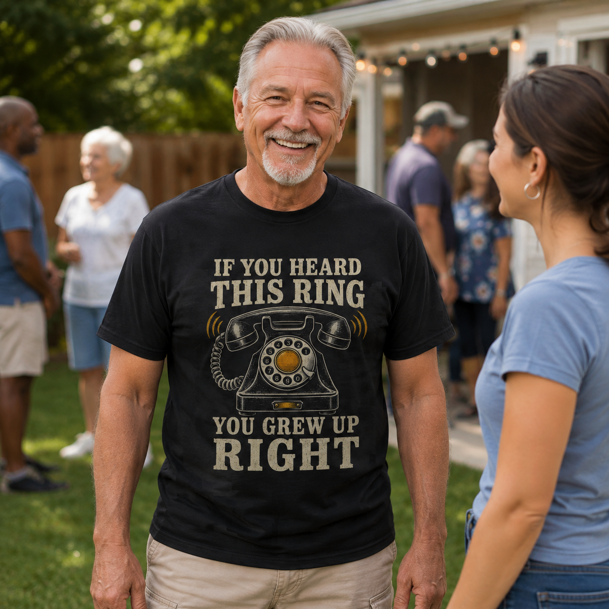 "If You Heard This Ring, You Grew Up Right" Vintage T-Shirt