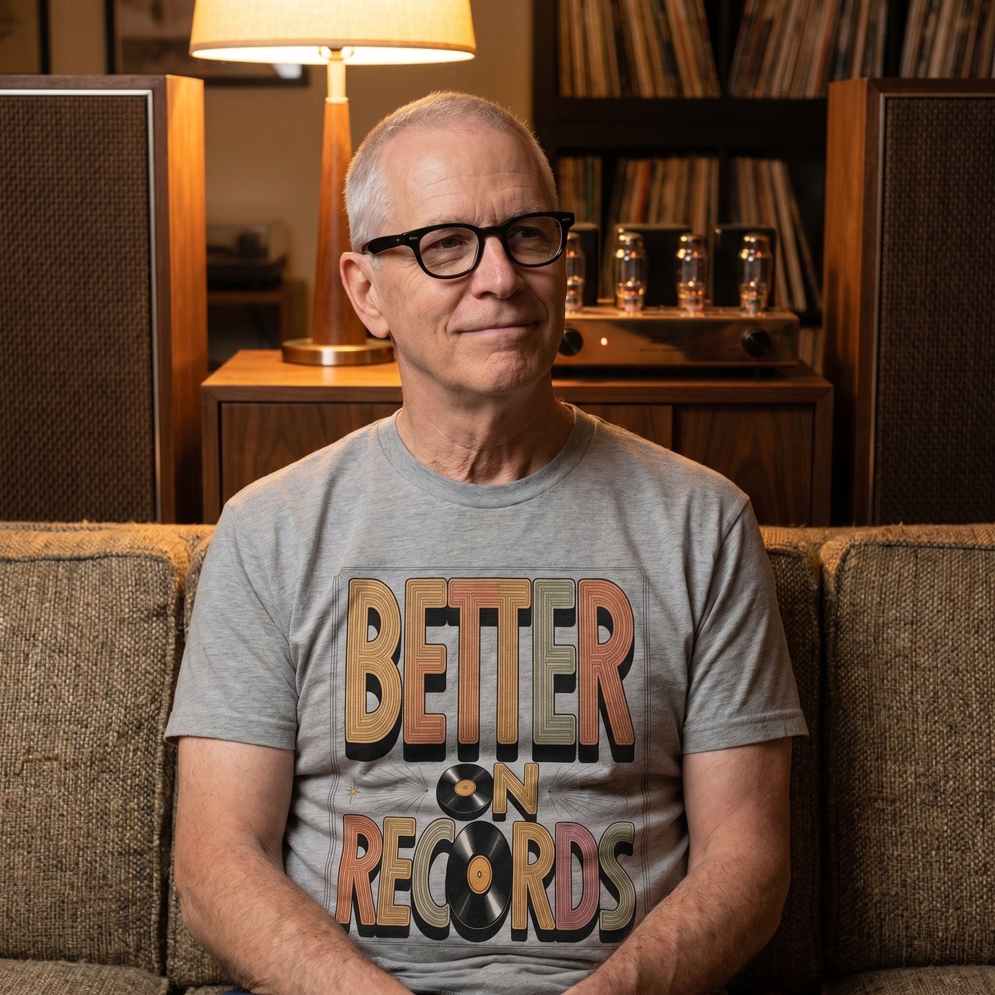 "Better On Records" Vintage T-Shirt