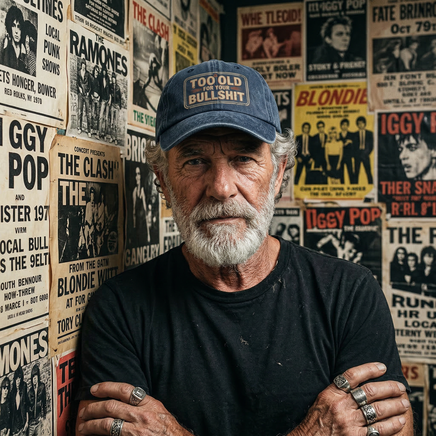 "Too Old For Your Bullshit" Vintage Humor Cap