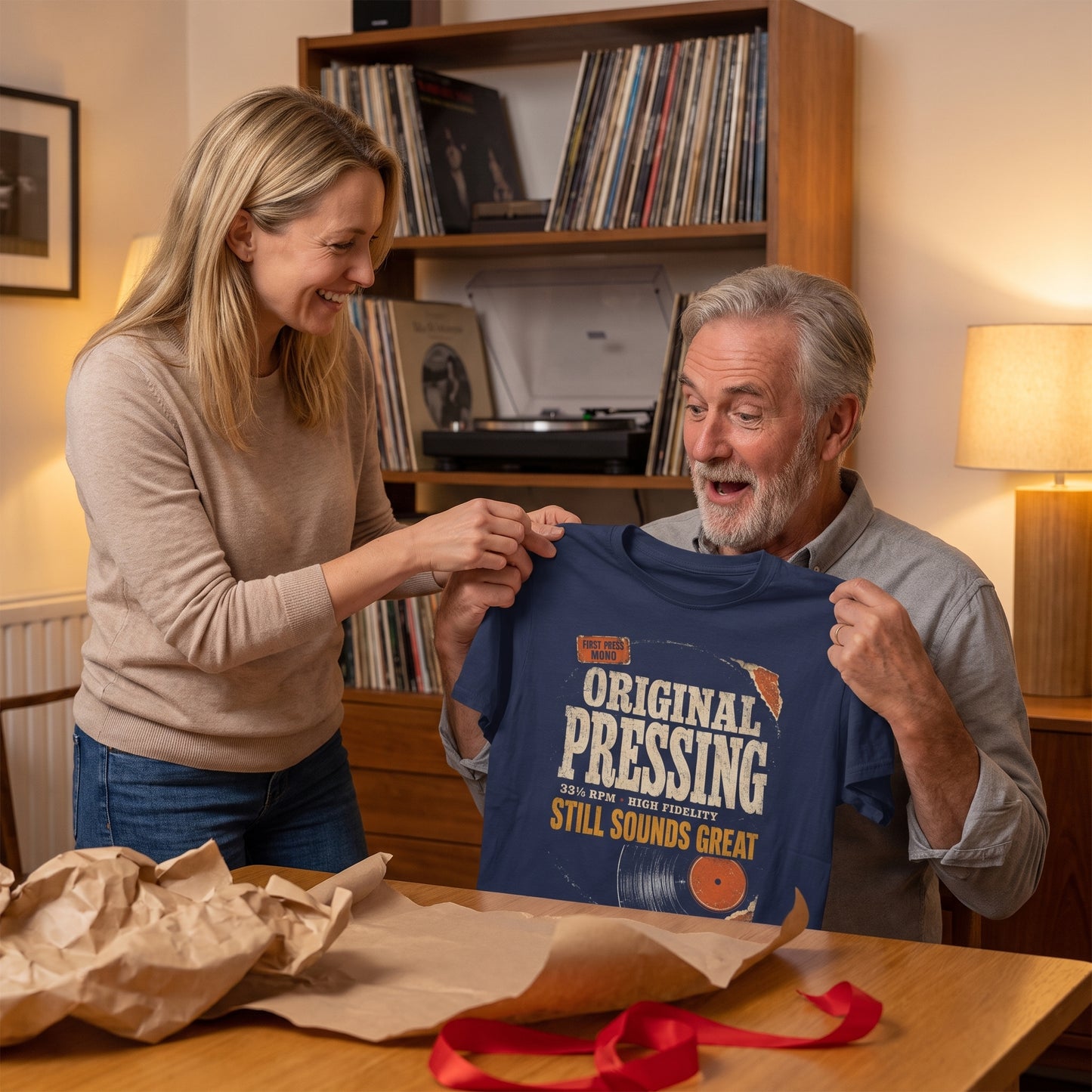"Original Pressing Still Sounds Great" Vintage T-Shirt