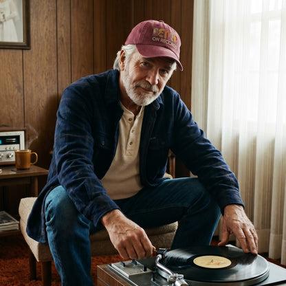"Better On Records" Vinyl Music Washed Cap