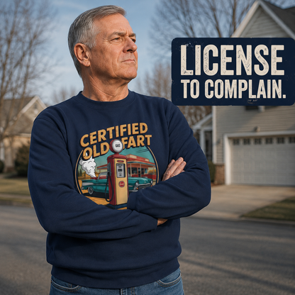 "Certified Old Fart" Vintage Sweatshirt