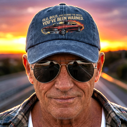 The "Road Hazard" Cap - Old, Bold & Behind The Wheel