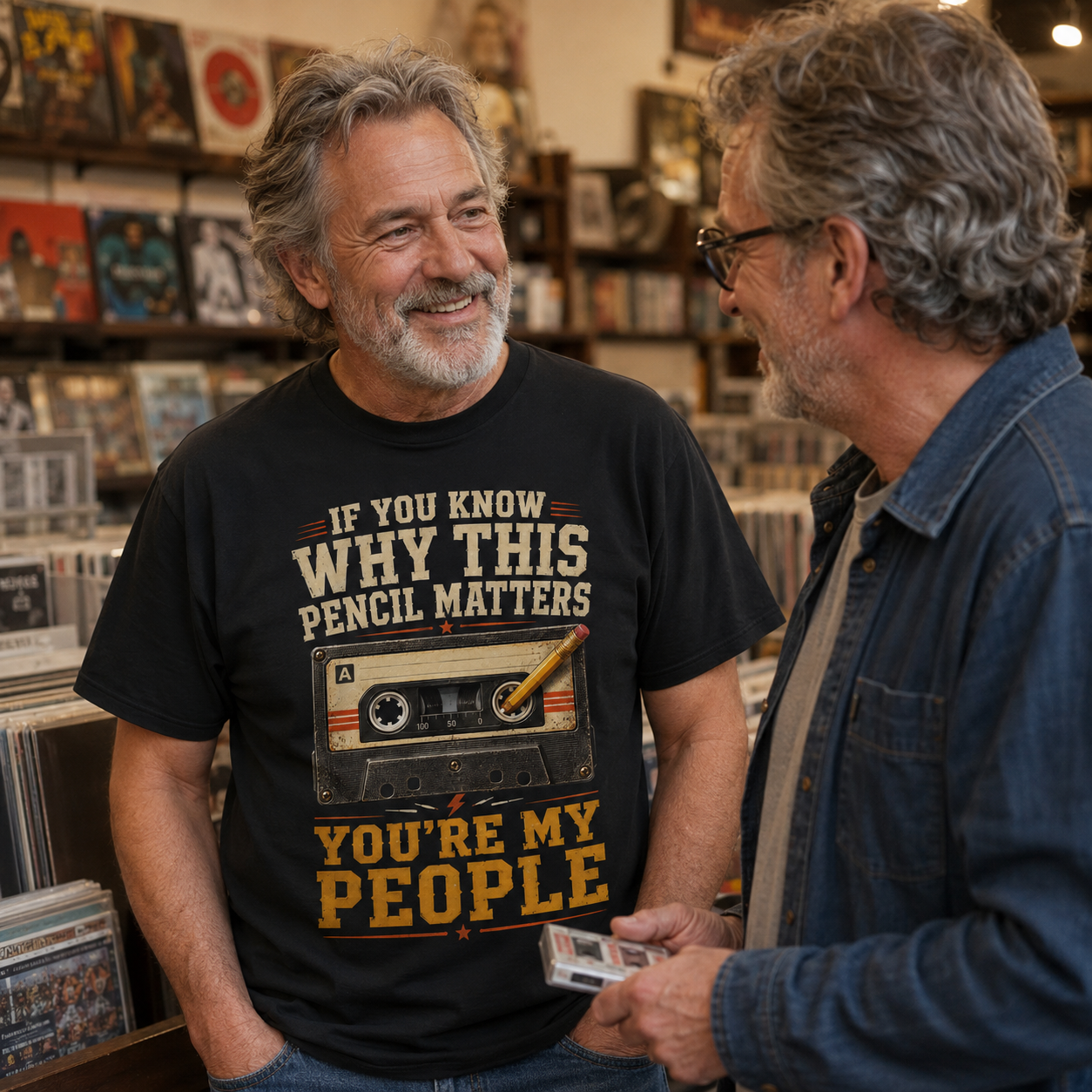 "If You Know Why This Pencil Matters, You're My People" Vintage T-Shirt
