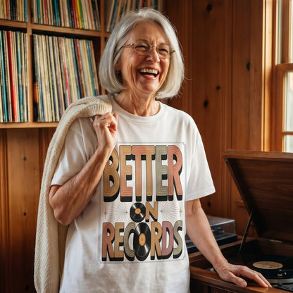 "Better On Records" Vintage T-Shirt