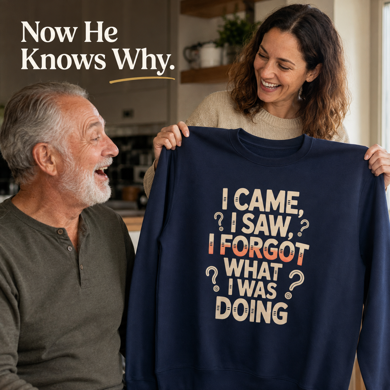 "I Came, I Saw, I Forgot What I Was Doing" Vintage Sweatshirt