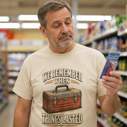 "We Remember When Things Lasted" Vintage T-Shirt