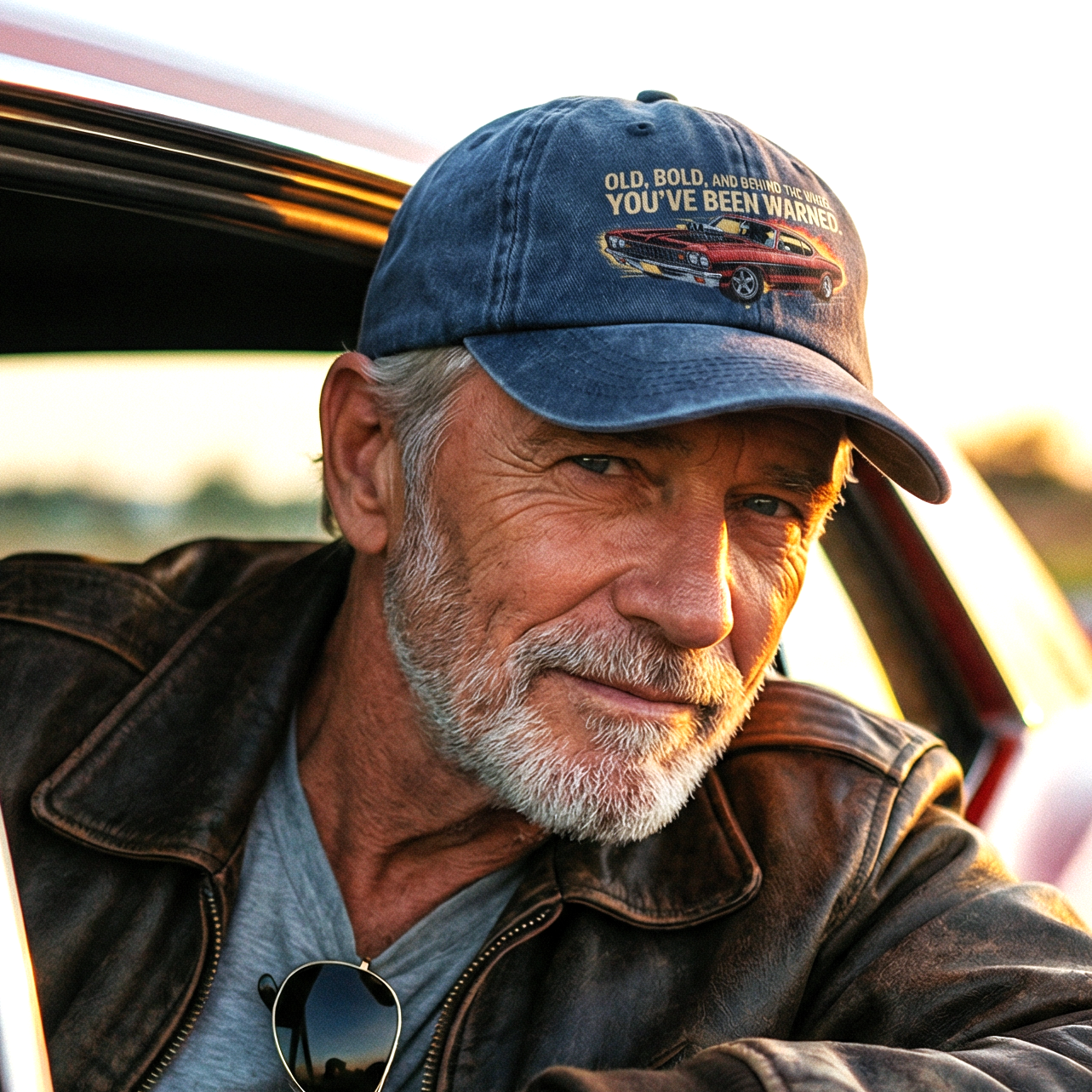 The "Road Hazard" Cap - Old, Bold & Behind The Wheel