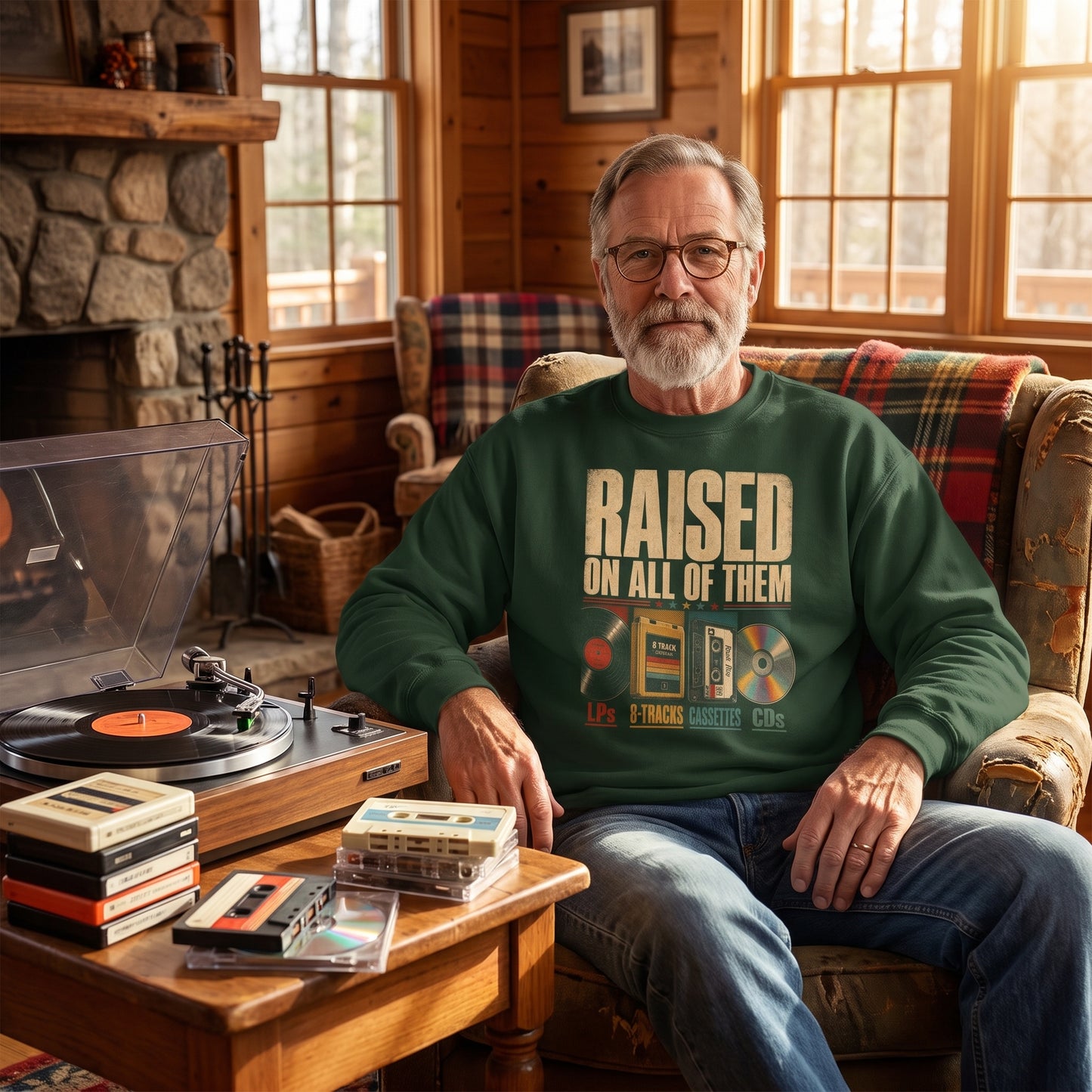 "Raised on All of Them" Vintage Sweatshirt