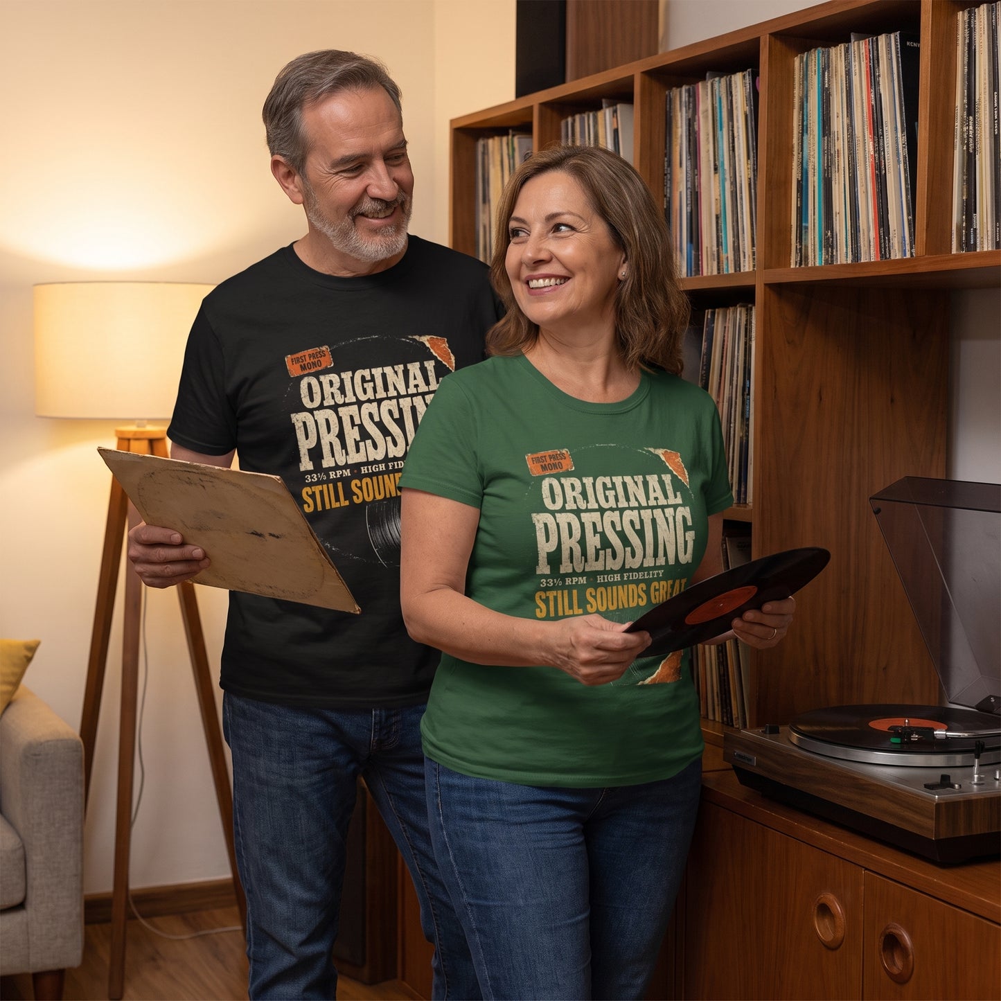 "Original Pressing Still Sounds Great" Vintage T-Shirt