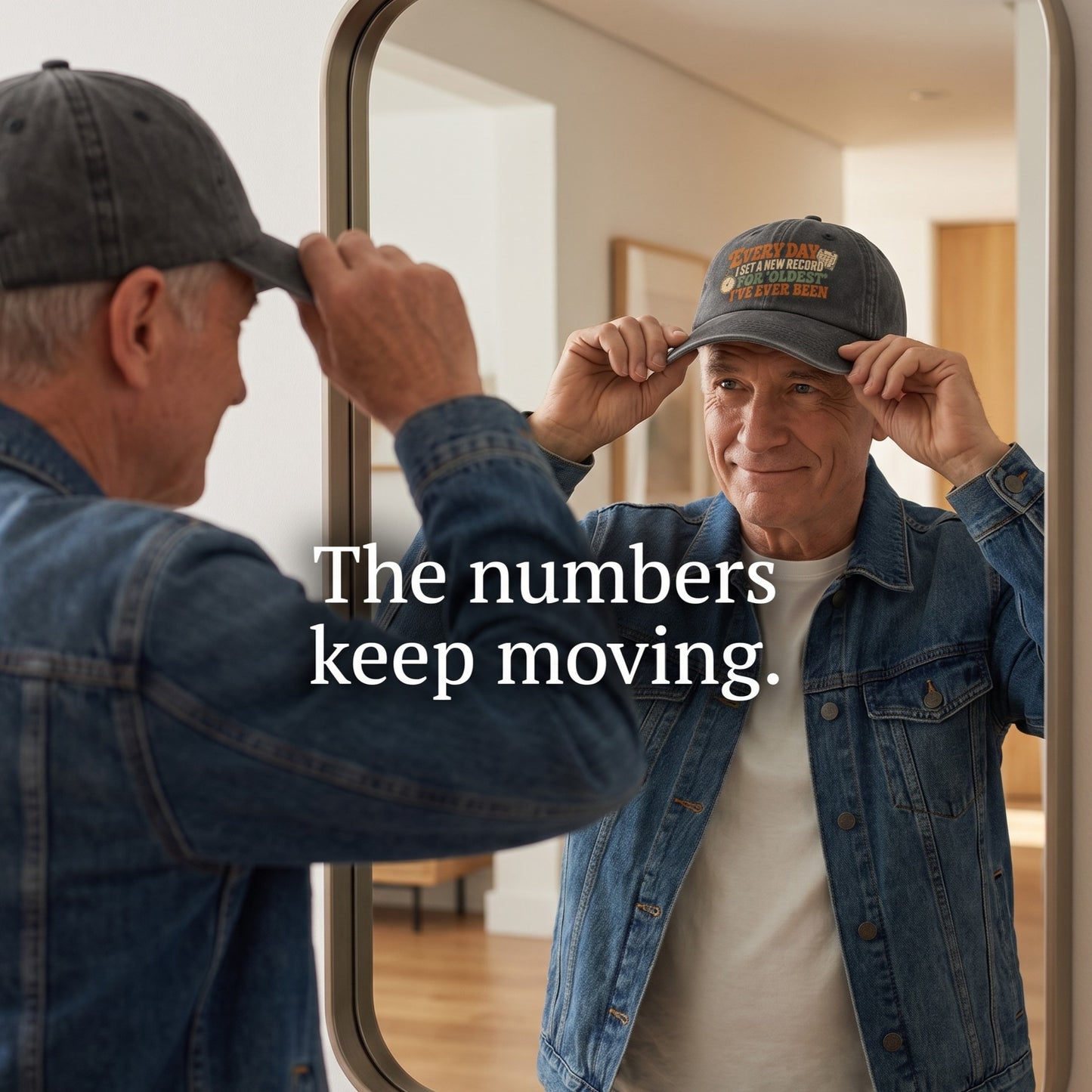 "Everyday I Set a New Record for Oldest I’ve Ever Been" Vintage Washed Cap