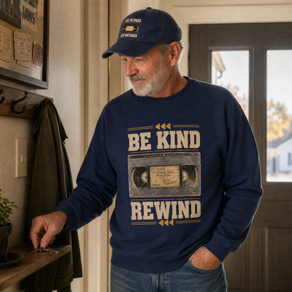 "Be Kind Rewind" Vintage Sweatshirt