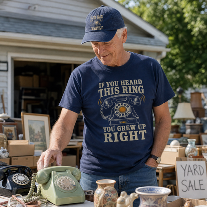 "If You Heard This Ring, You Grew Up Right" Vintage T-Shirt