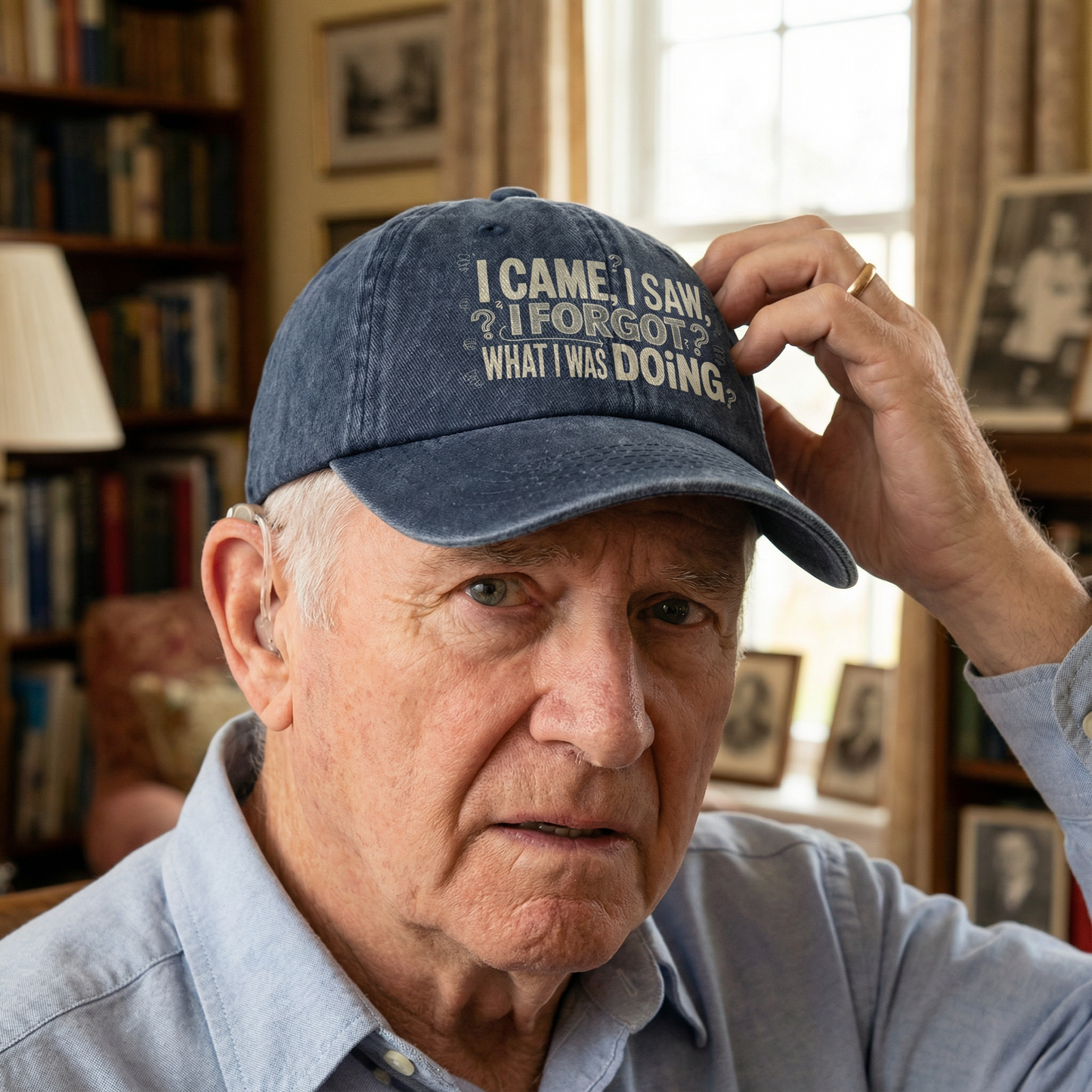 The "Senior Moment" Cap - I Came, I Saw, I Forgot