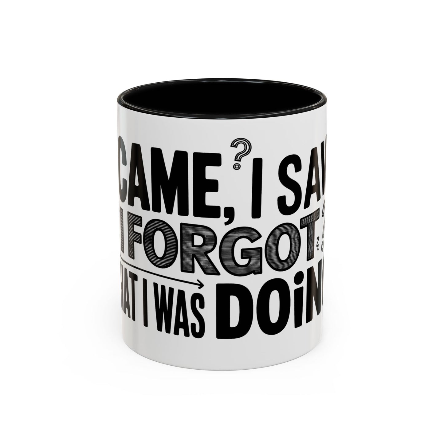 I Came, I Saw, I Forgot What I Was Doing Ceramic Coffee Mug