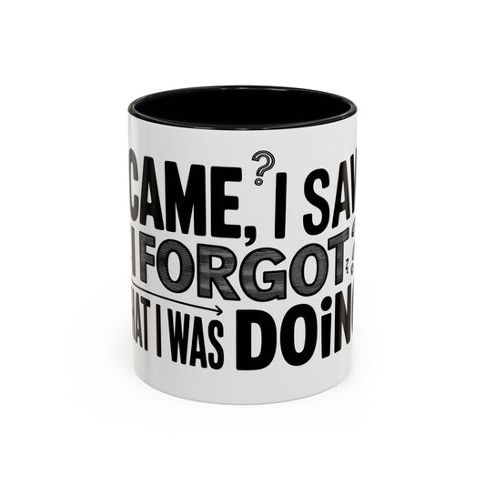 I Came, I Saw, I Forgot What I Was Doing Ceramic Coffee Mug