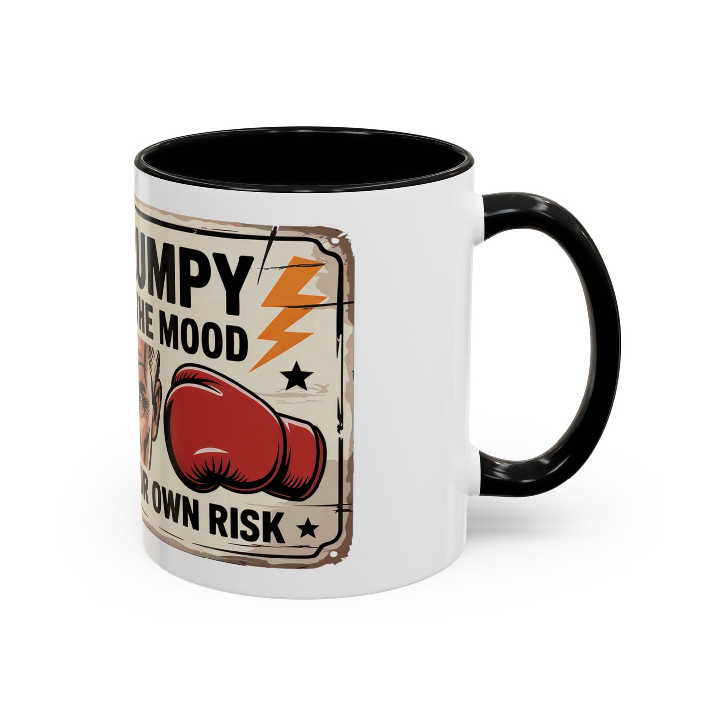 Old, Grumpy and Not in the Mood Ceramic Coffee Mug
