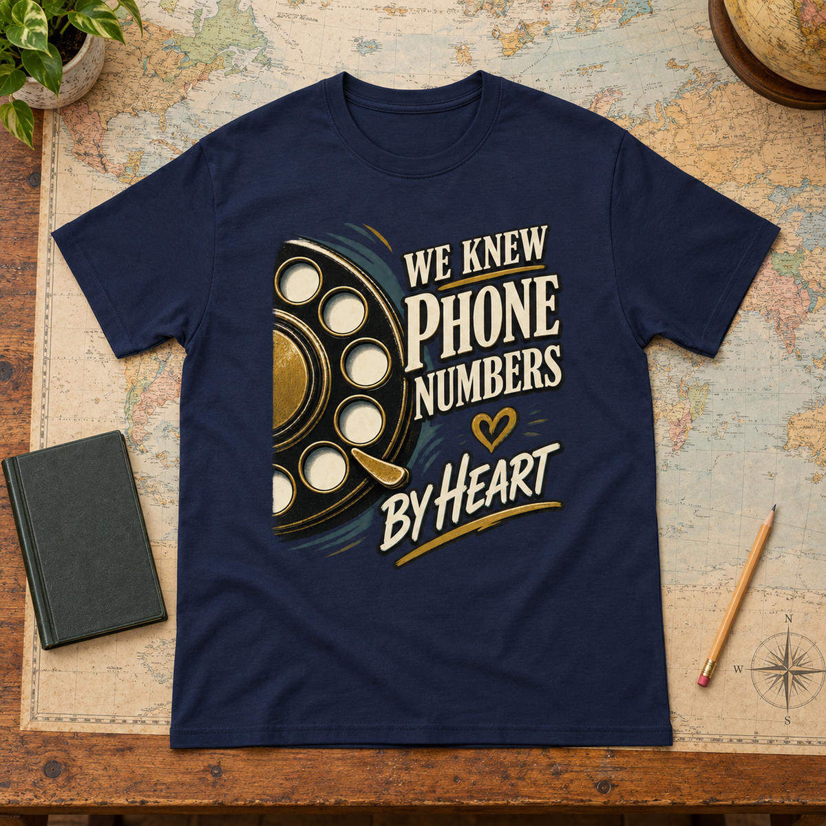 "We Knew Phone Numbers By Heart" Vintage T-Shirt