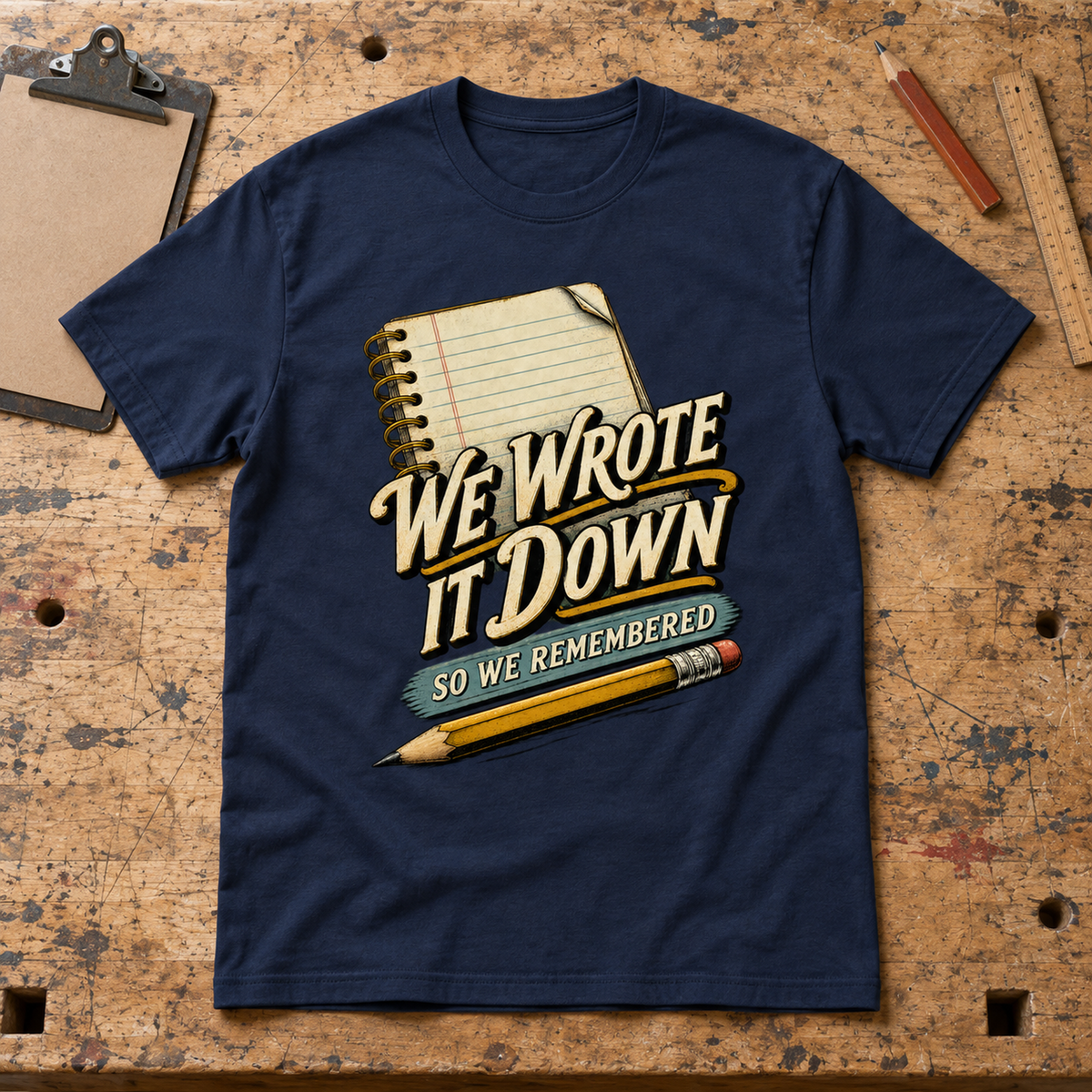 "We Wrote It Down So We Remembered" Vintage T-Shirt
