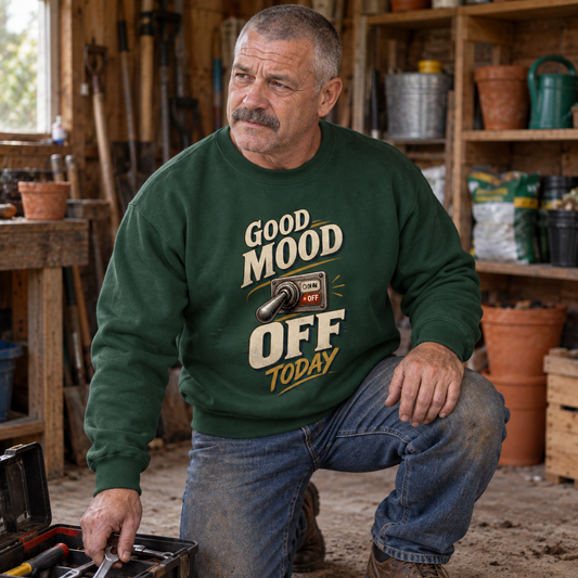 "Good Mood Off Today" Vintage Sweatshirt